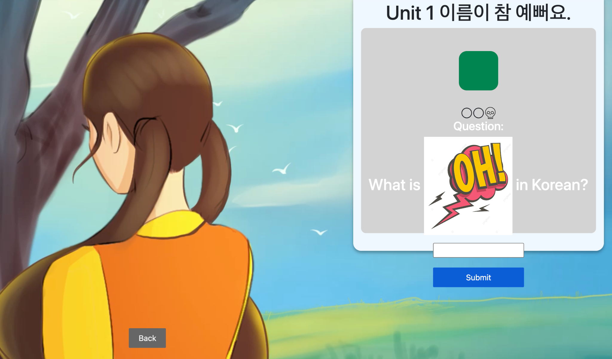 Original Red Light Green Light Game Page